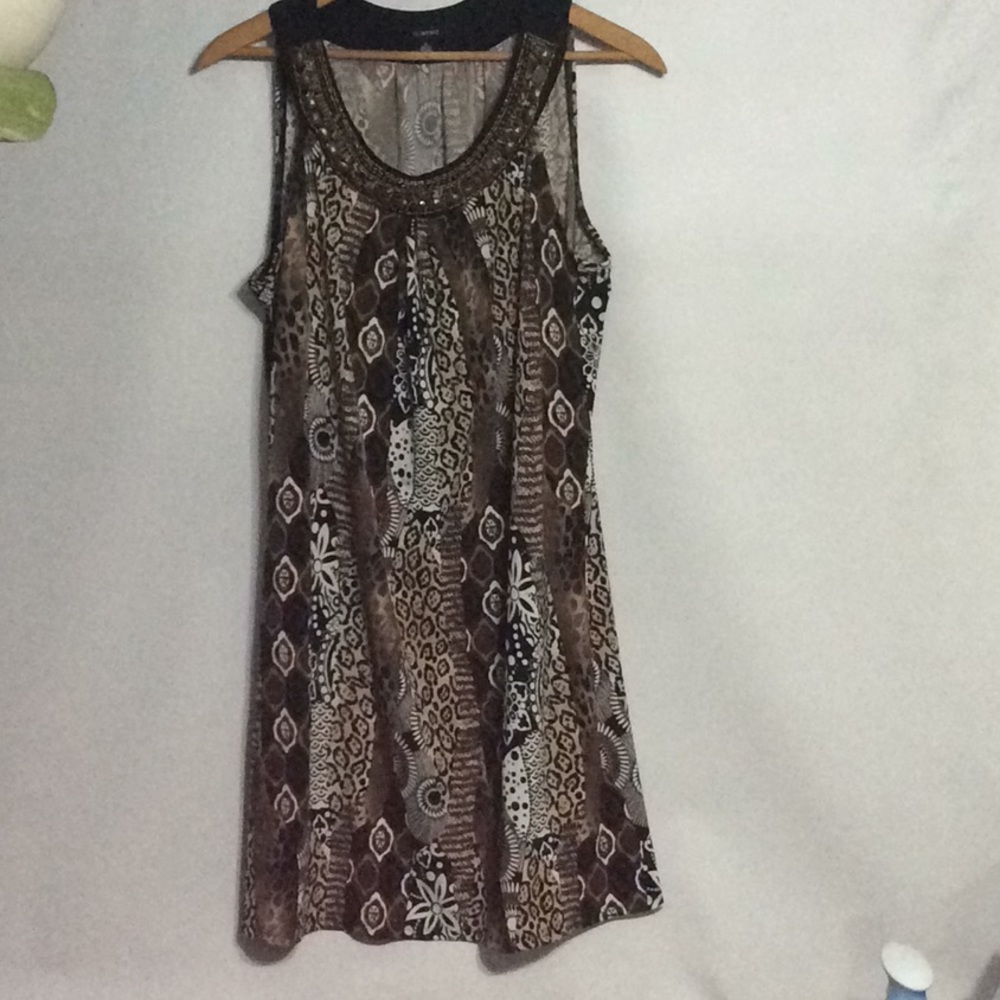 Elementz dress with decorative bead work XL. B50